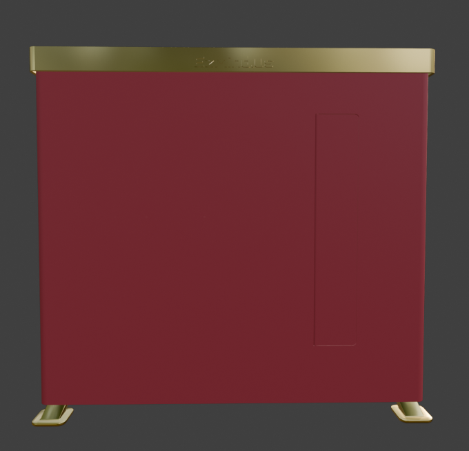 CAD render of the EzMind AI appliance