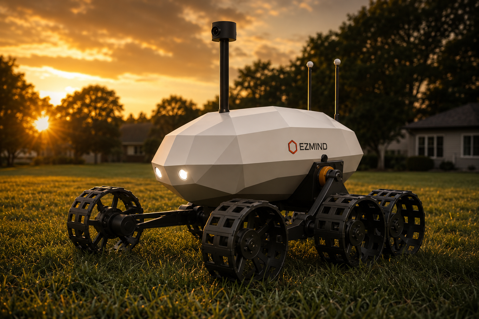 EzRover autonomous yard patrol rover